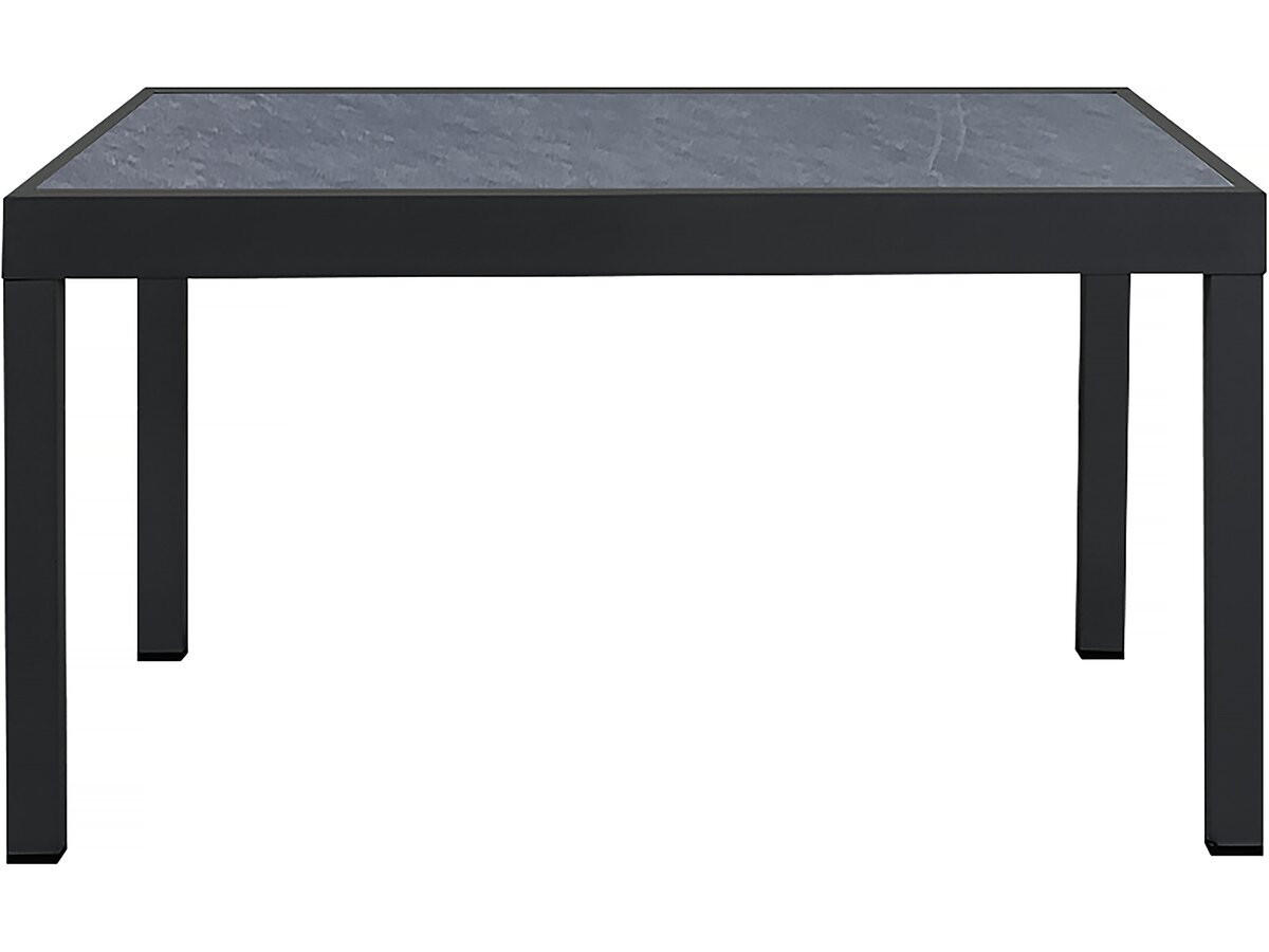 GARTENTISCH lagos Schwarz - Schwarz, Metall (280/90/76cm) - Habitat Garten