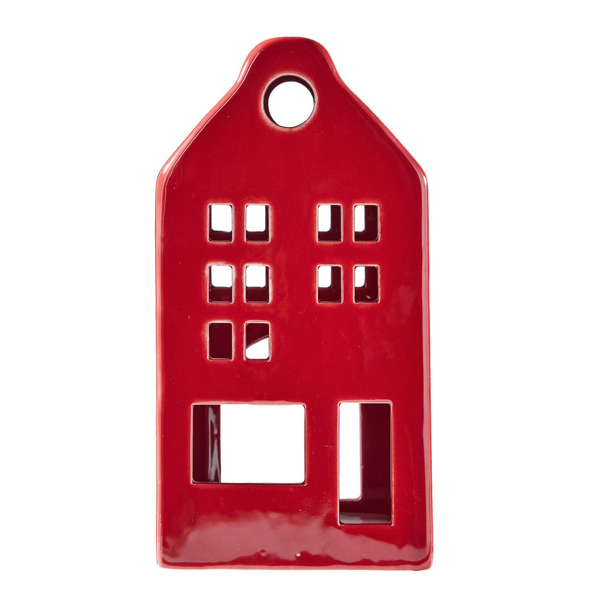 TEELICHTHAUS Delft - Rot, Keramik (8cm) - Butlers