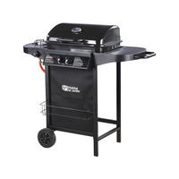 GASGRILL party 3 Schwarz - Grau, Metall (46/93/103cm) - Habitat Garten