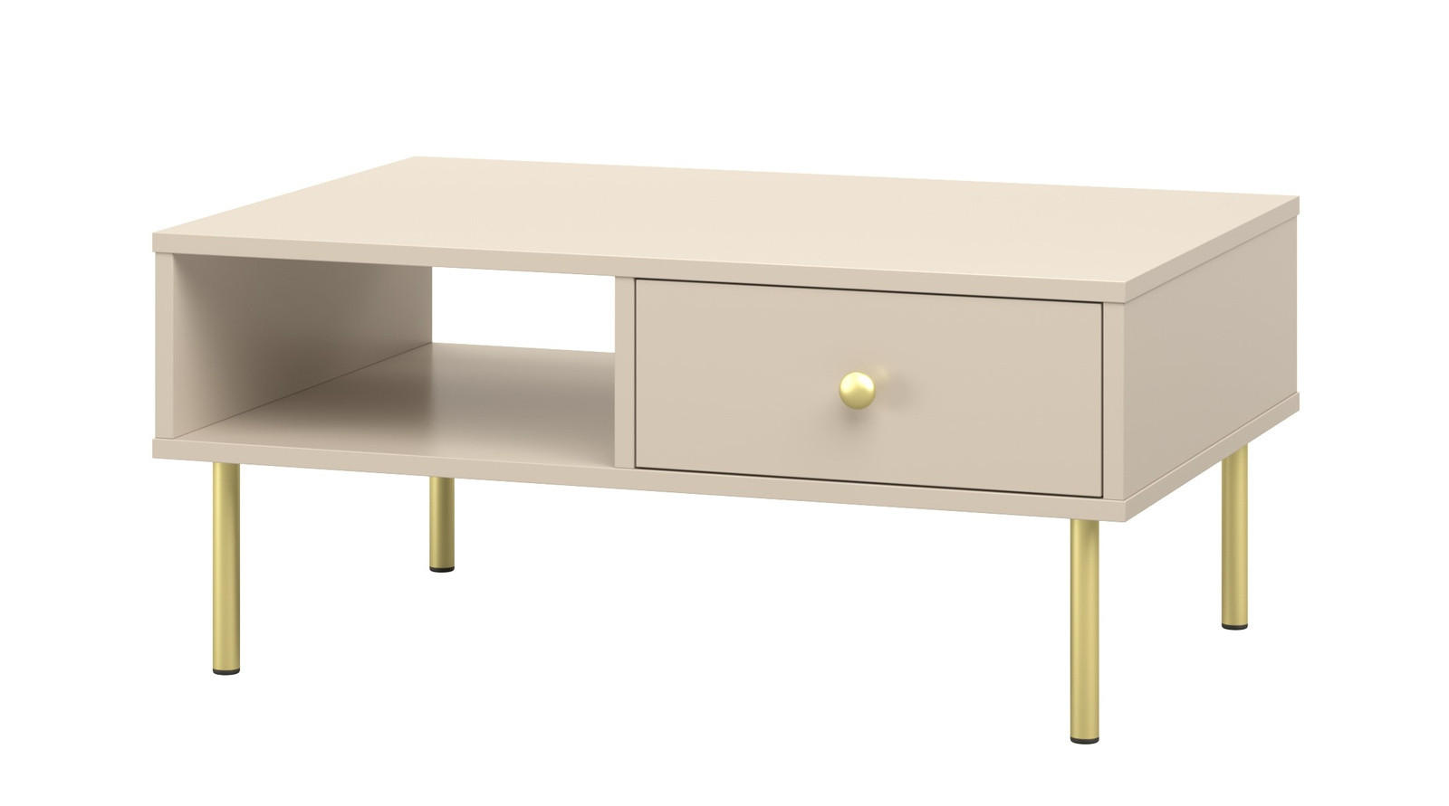 COUCHTISCH Venus - Kaschmir, Holzwerkstoff (43/91/43cm) - RAUMHIRSCH FURNITURE