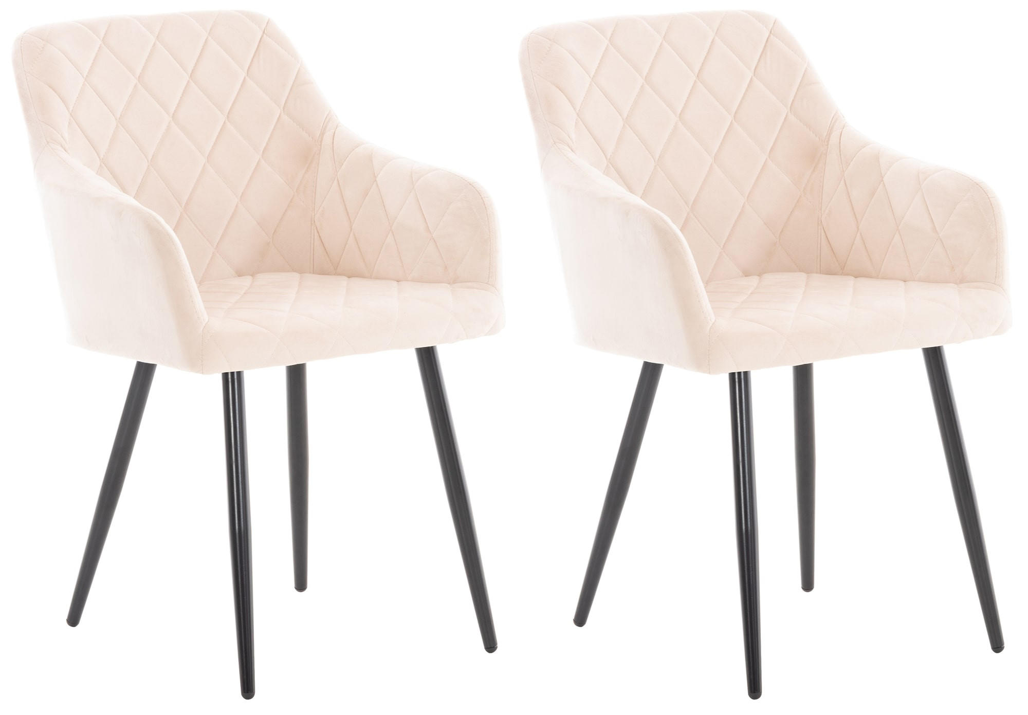 Deluke Esszimmerstuhl Beige 47x84x44 cm