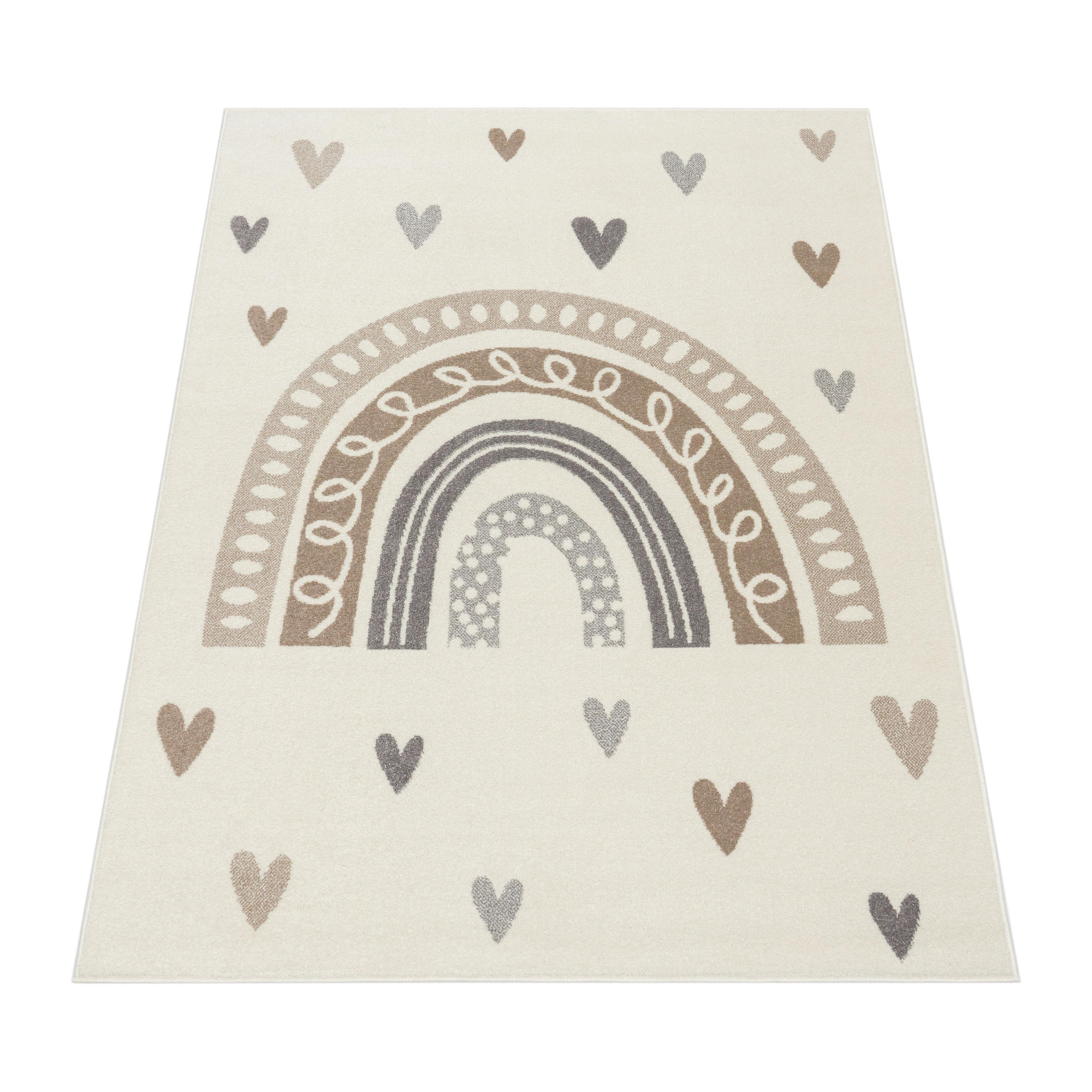 Paco Home Kinderteppich Beige 120x160 cm