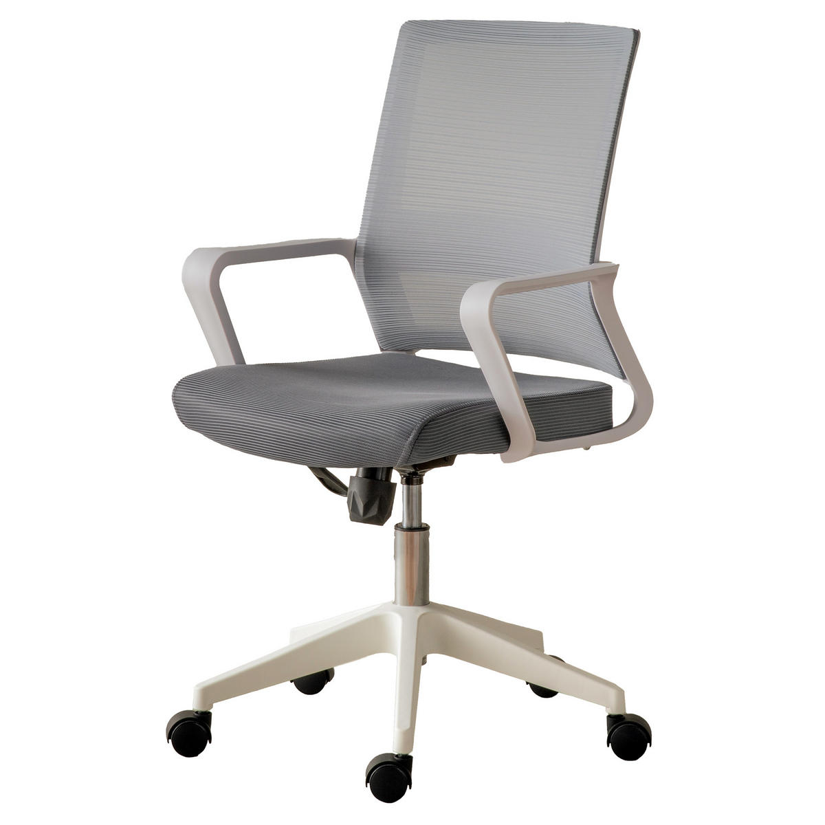 DREHSTUHL Bennet Grau 58 cm x 94 cm - Grau, Textil (58/94/59cm) - Kenay Home