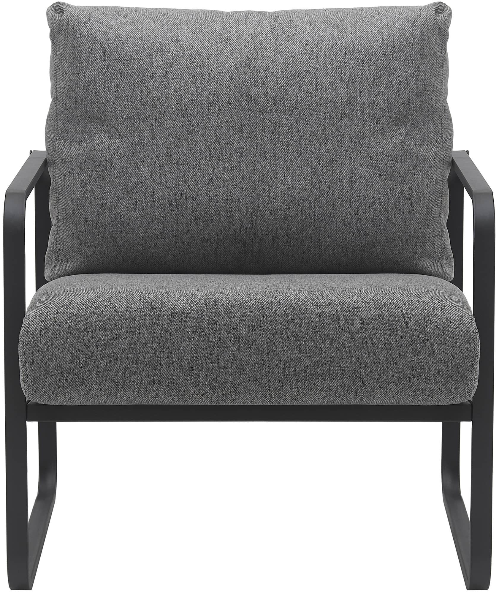 SESSEL Stoff dunkelgrau - Dunkelgrau/Schwarz, Textil/Metall (70/82/74cm) - CLP