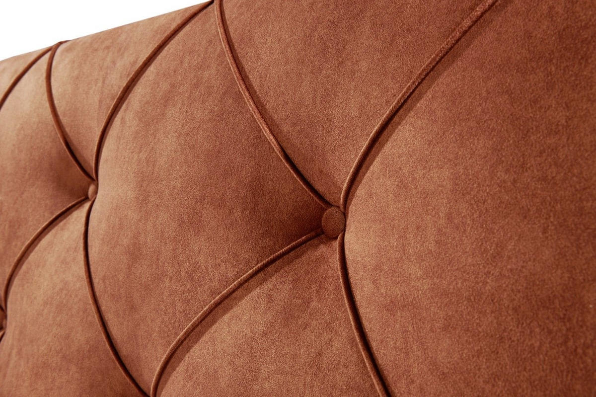 BOXSPRINGBETT 180x200 inkl. Elektrofunktion, Topper und Matratze - Schieferfarben/Rostfarben, Holz/Holzwerkstoff (180/200cm) - ed exciting design