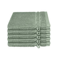 WASCHHANDSCHUHSET Milano - 5-teilig - 16x22 cm - Hellgrün - Hellgrün, Textil (16/22cm) - SCHIESSER