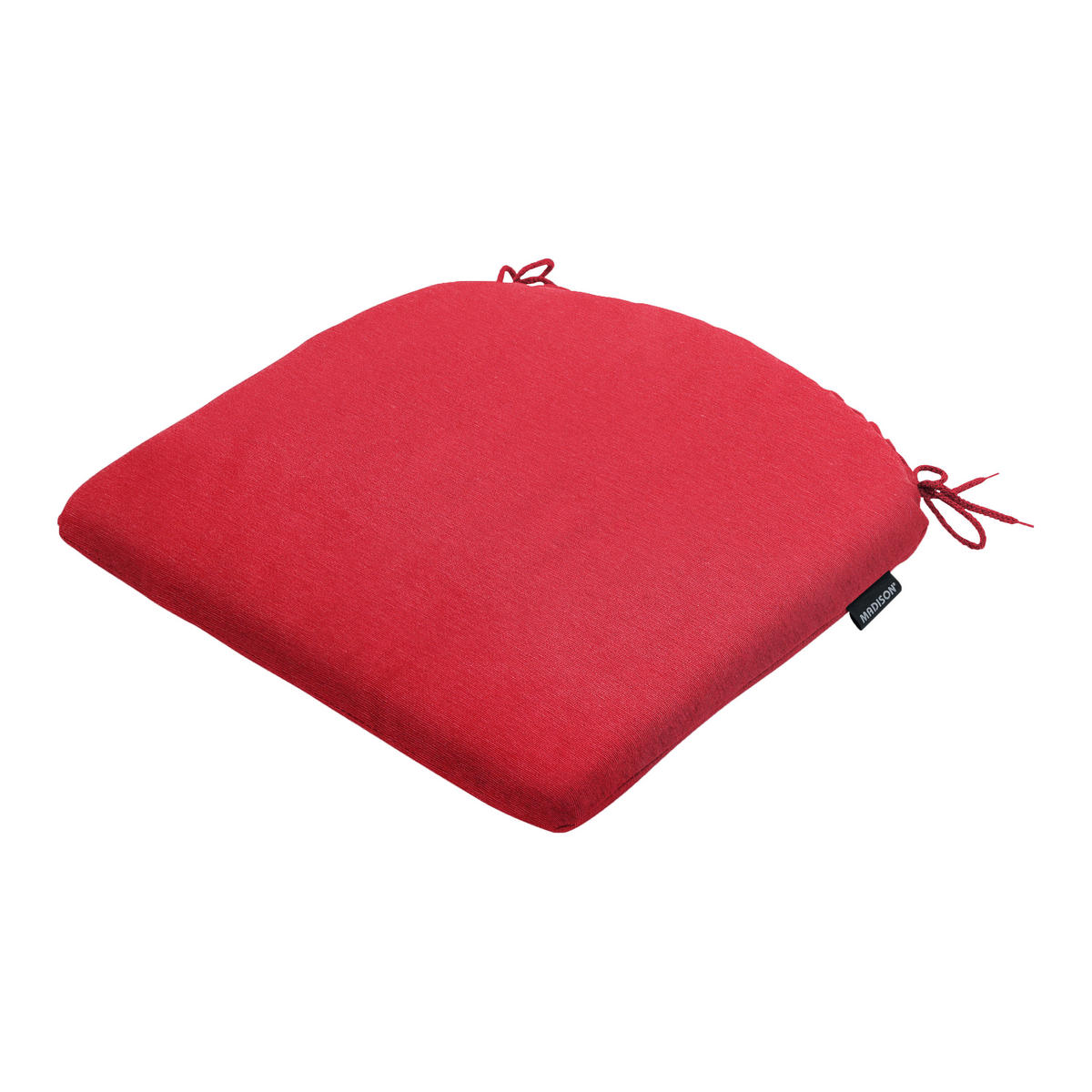 SITZKISSEN Panama - Rot - 46/48/4,5 cm - 4er-Set - Rot, Textil (48/4/46cm) - Madison