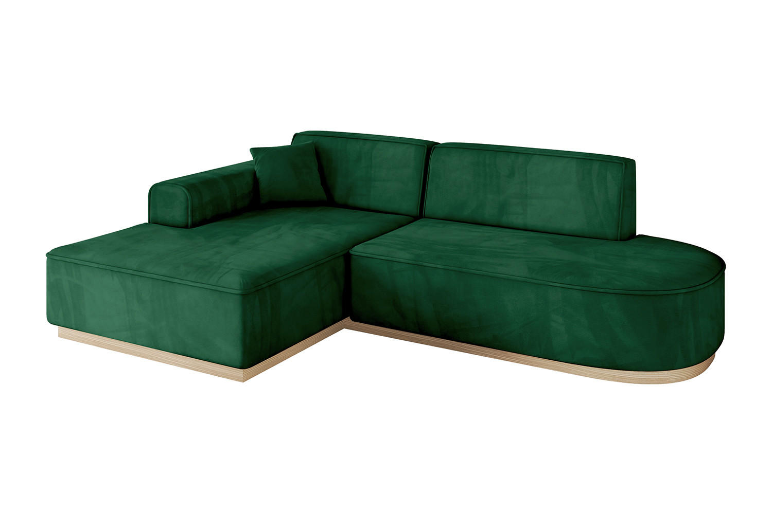 Altdecor Ecksofa Grün 234x171 cm