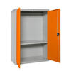 STAHLSCHRANK Amego HxBxT 90x80x40 cm 1x Fachboden Orange-Grau - Orange, Metall (80/90/40cm) - PROREGAL