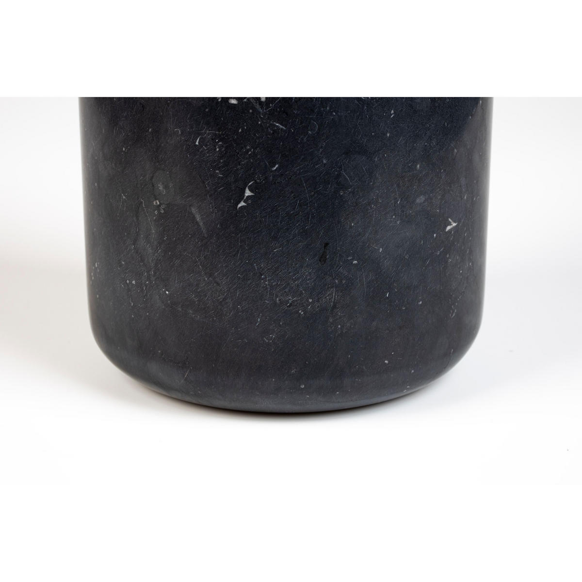 VASE Fajen Schwarz - Schwarz, Stein (25cm) - Zuiver