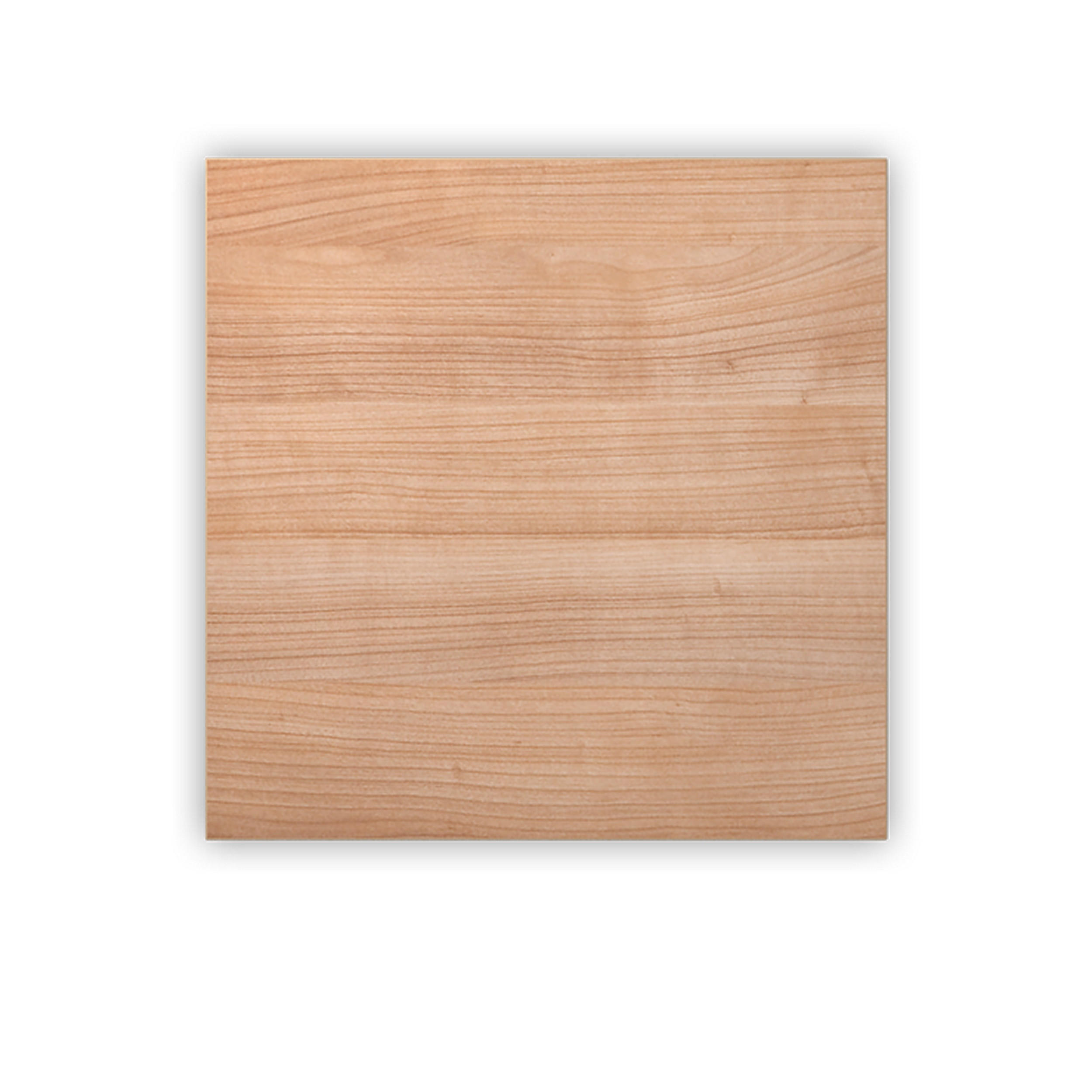 bümö Schreibtischplatte Nussbaum 80x2.5x80 cm
