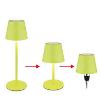 LED AUSSENLEUCHTE VANNIE I Grün - Grün, Metall (11.5/11.5/36cm) - Globo Lighting