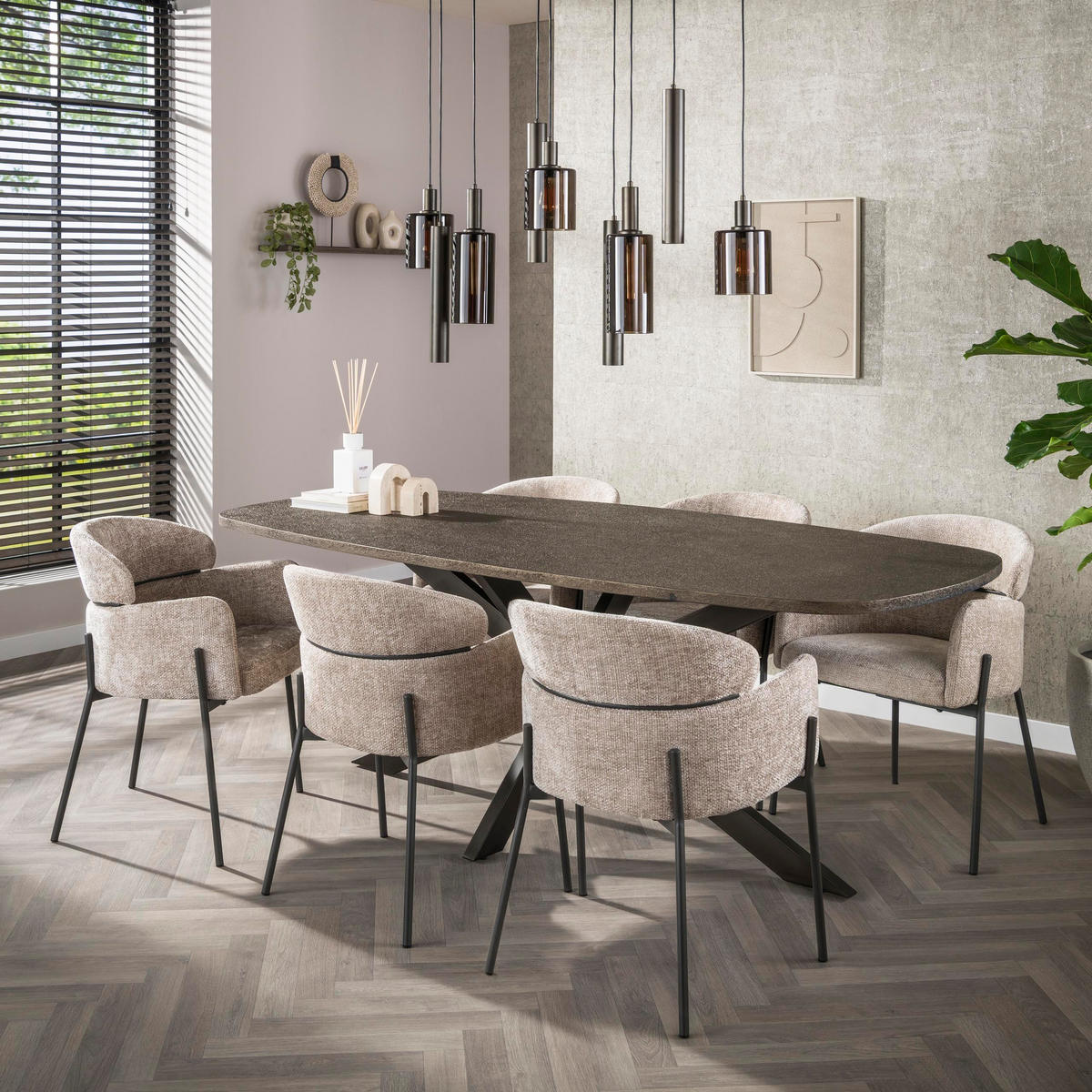 ESSZIMMERTISCH Braun 105/215/77 cm - Braun, Holz (105/215/77cm) - Hoyz Collection
