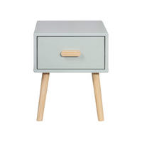 NACHTTISCH Aquagrün 35/35/44 cm - Grün, Holzwerkstoff (35/44/35cm) - Mobili Rebecca