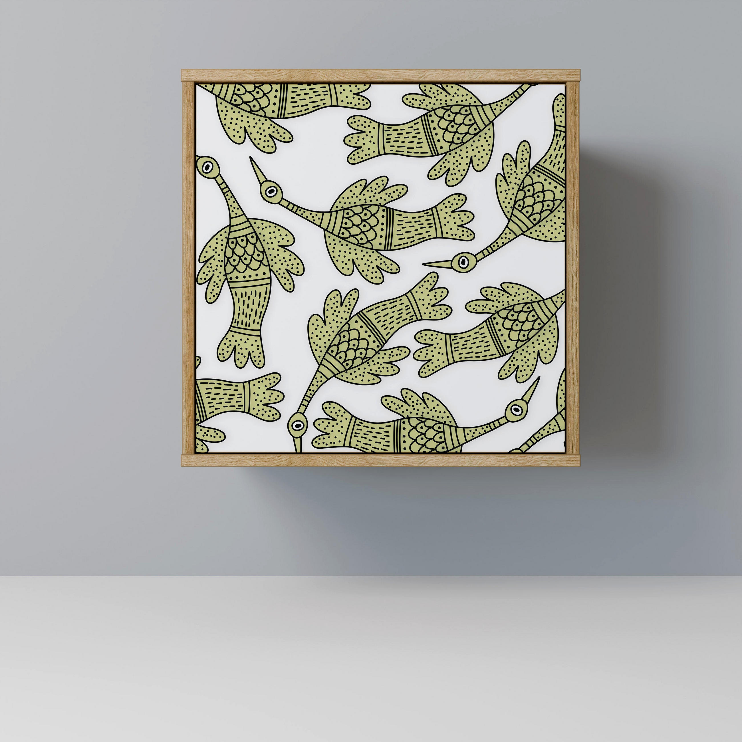 SpaceRebels Sideboard Eiche 57.5x57.5x42 cm