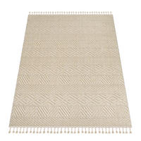 KURZFLORTEPPICH 80/150 cm München 531 - Creme, Textil (80/150cm) - Paco Home