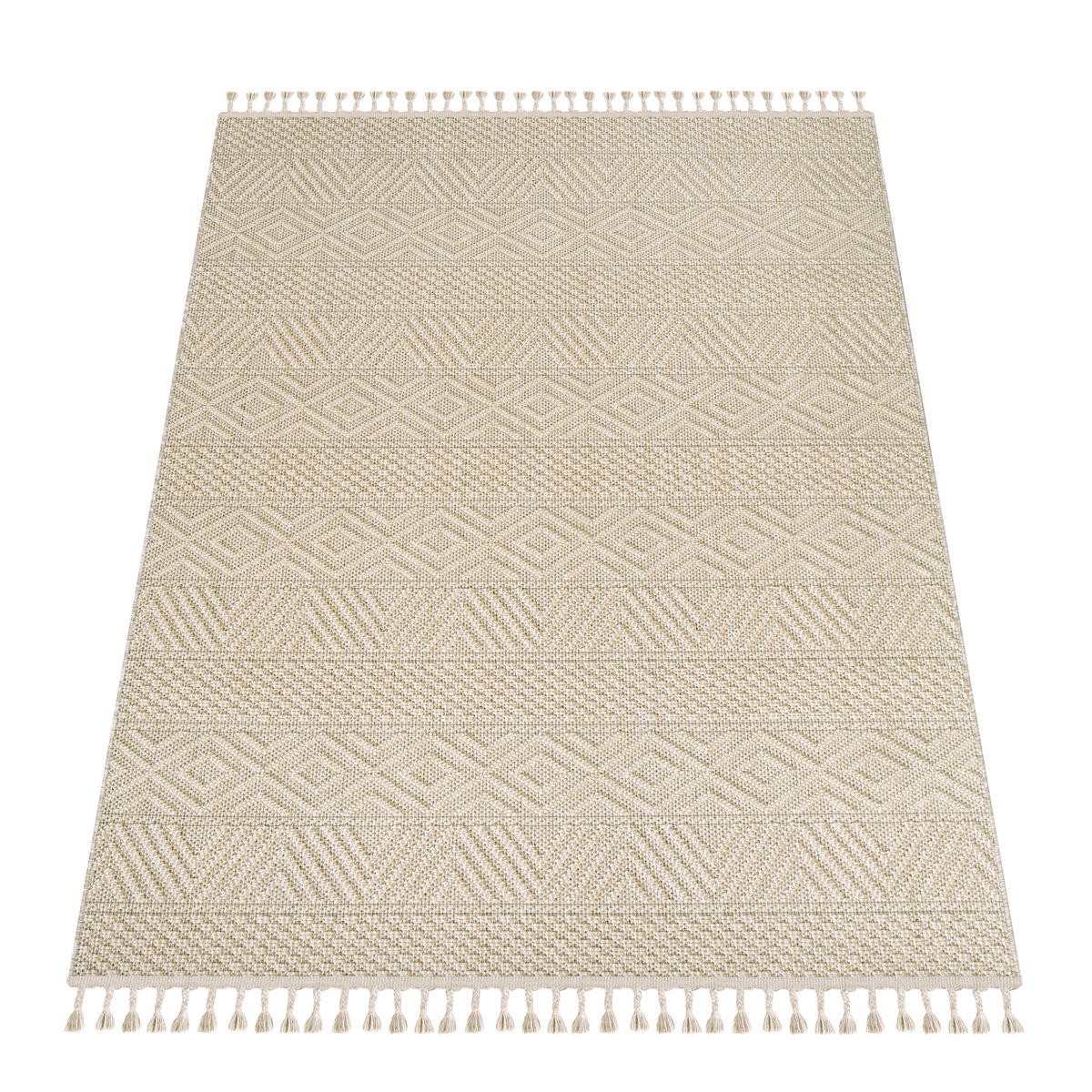 KURZFLORTEPPICH 80/150 cm München 531 - Creme, Textil (80/150cm) - Paco Home