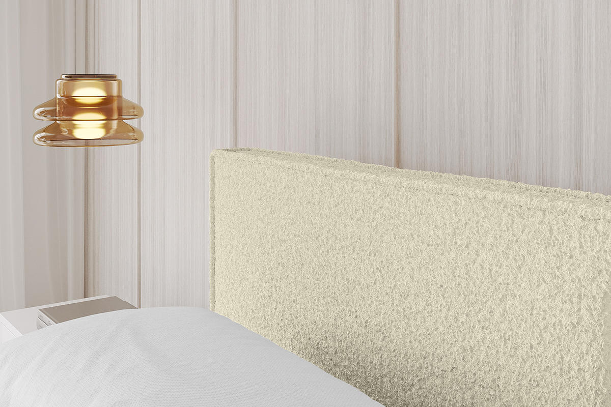 POLSTERBETT mit Bettkasten und Lattenrost, Bett mit Matratze H3/H4 - EMMI-V1 120x200 Beige - Taupe, Holzwerkstoff/Textil (120/200cm) - ALTDECOR
