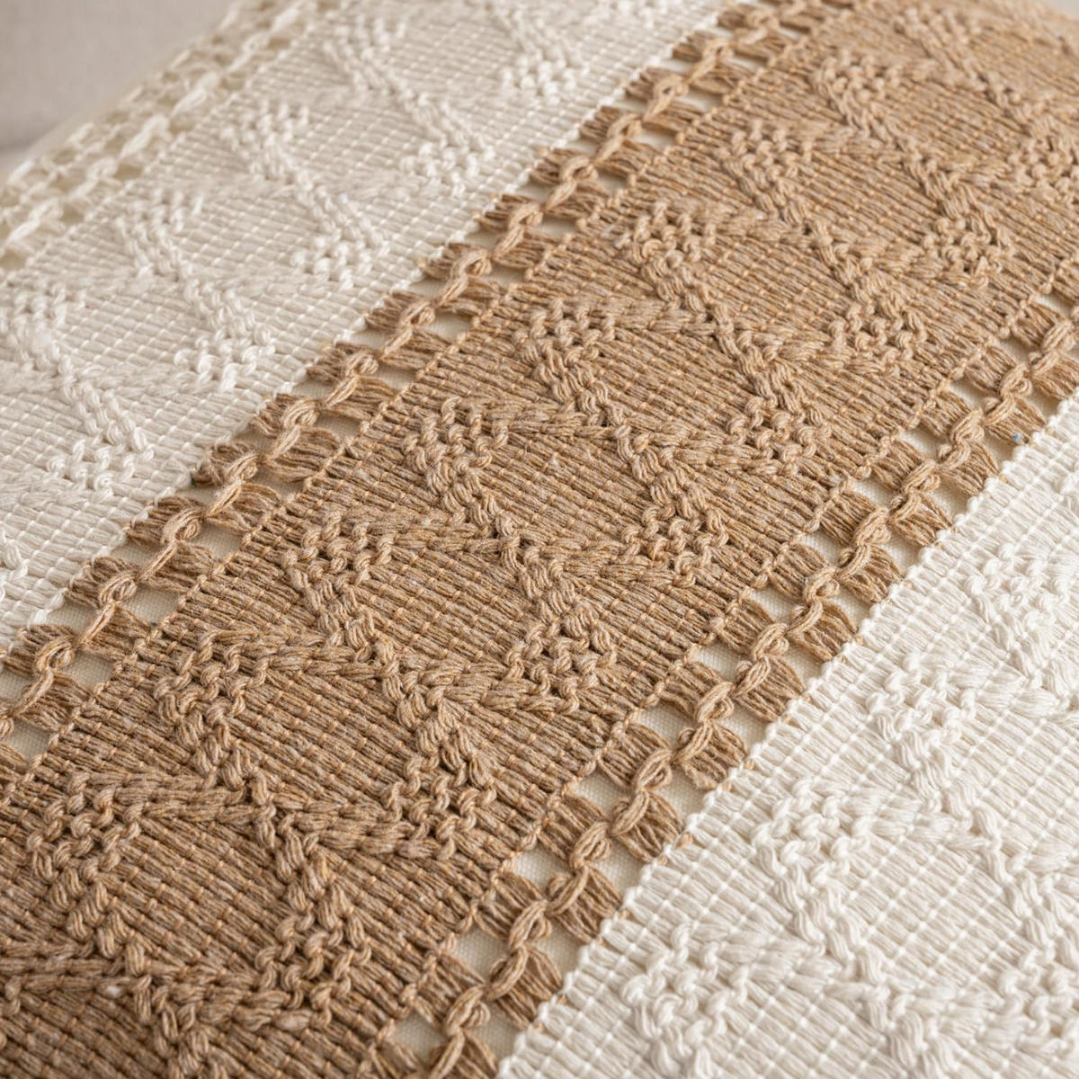 KISSENBEZUG – ohne Füllung – weiß – 45 x 45 cm – 2 Stück - Weiß, Textil (45/45cm)