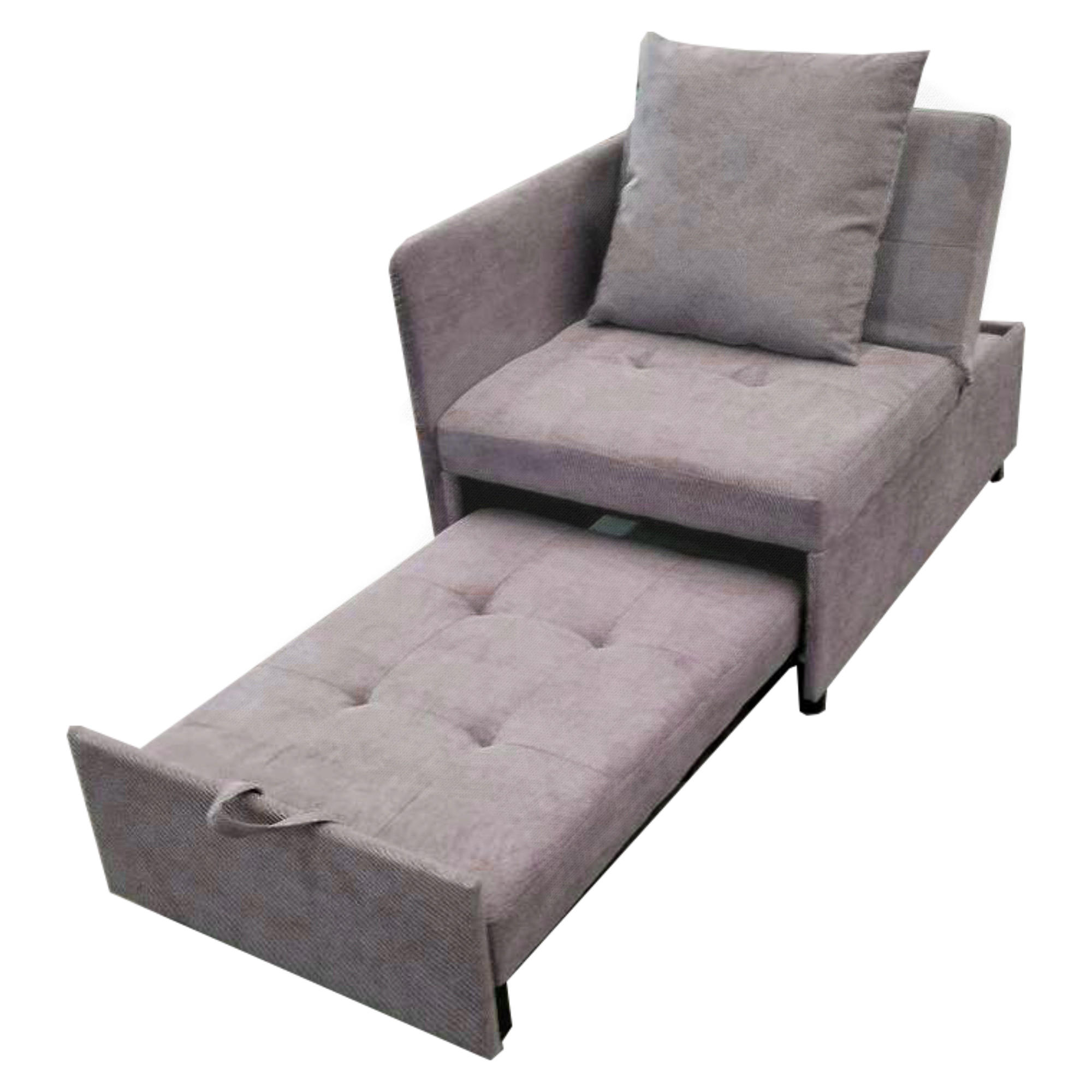ComfortXL Schlafsofa Hellgrau 177x65x68 cm
