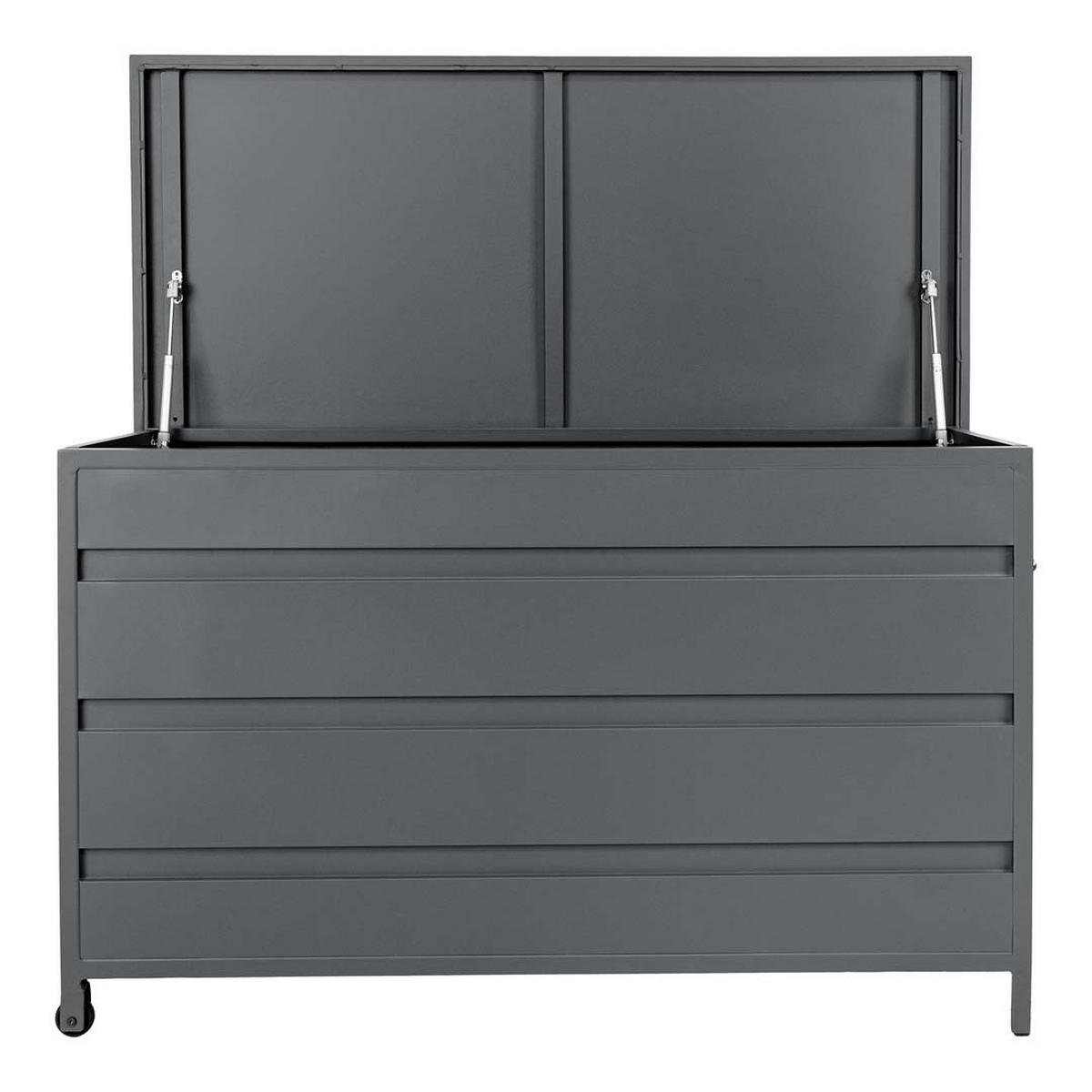 KISSENBOX grau - Grau, Holzwerkstoff (130/75/60cm) - ebuy24