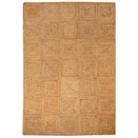 FLACHGEWEBETEPPICH 200/240 cm Goa Quadrate - Naturfarben, Naturmaterialien (200/240cm) - Steffensmeier