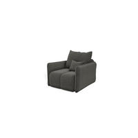 SESSEL Morgano - Anthrazit, Holzwerkstoff/Textil (85/86/102cm) - Fun Möbel
