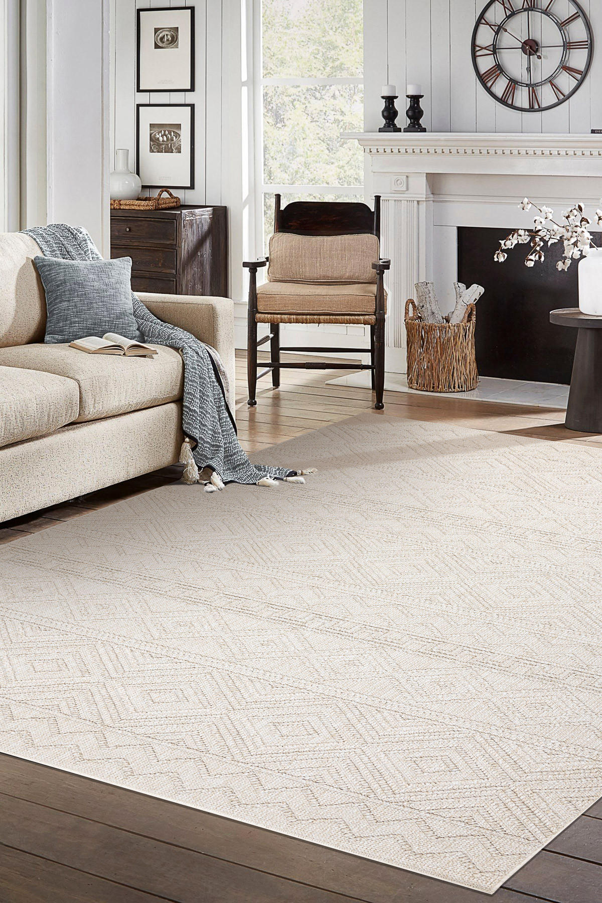 TEPPICH Origi 60/100 cm - Creme, Textil (60/100cm) - rugsX