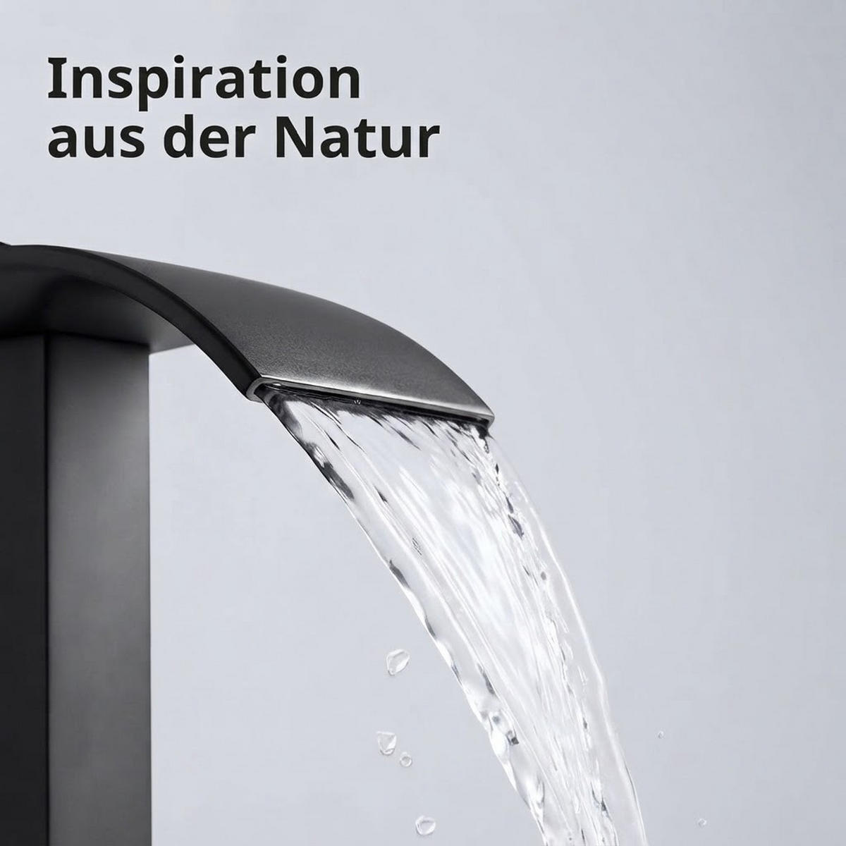 BADARMATUR, 183 x 175 mm, schwarz - Schwarz, Metall (25/7/19cm) - Vallsero