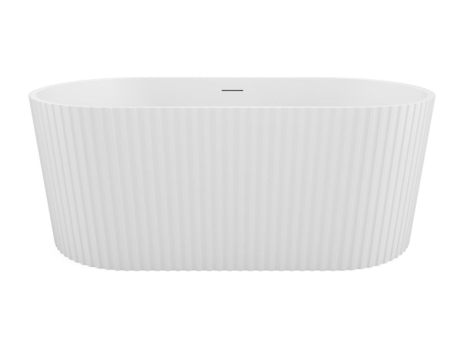 FREISTEHENDE Badewanne - 1 Person - acryl - weiß Aliena - Weiß, Kunststoff (170/58/80cm) - Vente-Unique