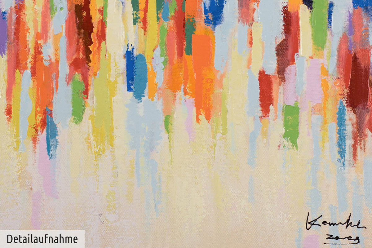 ACRYLBILD HANDGEMALT 120/60 cm - Multicolor, Holz/Textil (120/60cm) - KUNSTLOFT