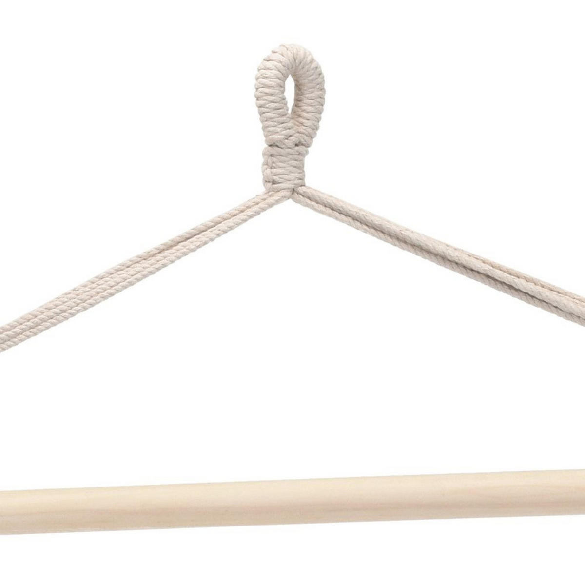 HÄNGESESSEL brasilianisch 95 cm Holzstab Beige - Beige, Textil (95/130/100cm) - Ambiance