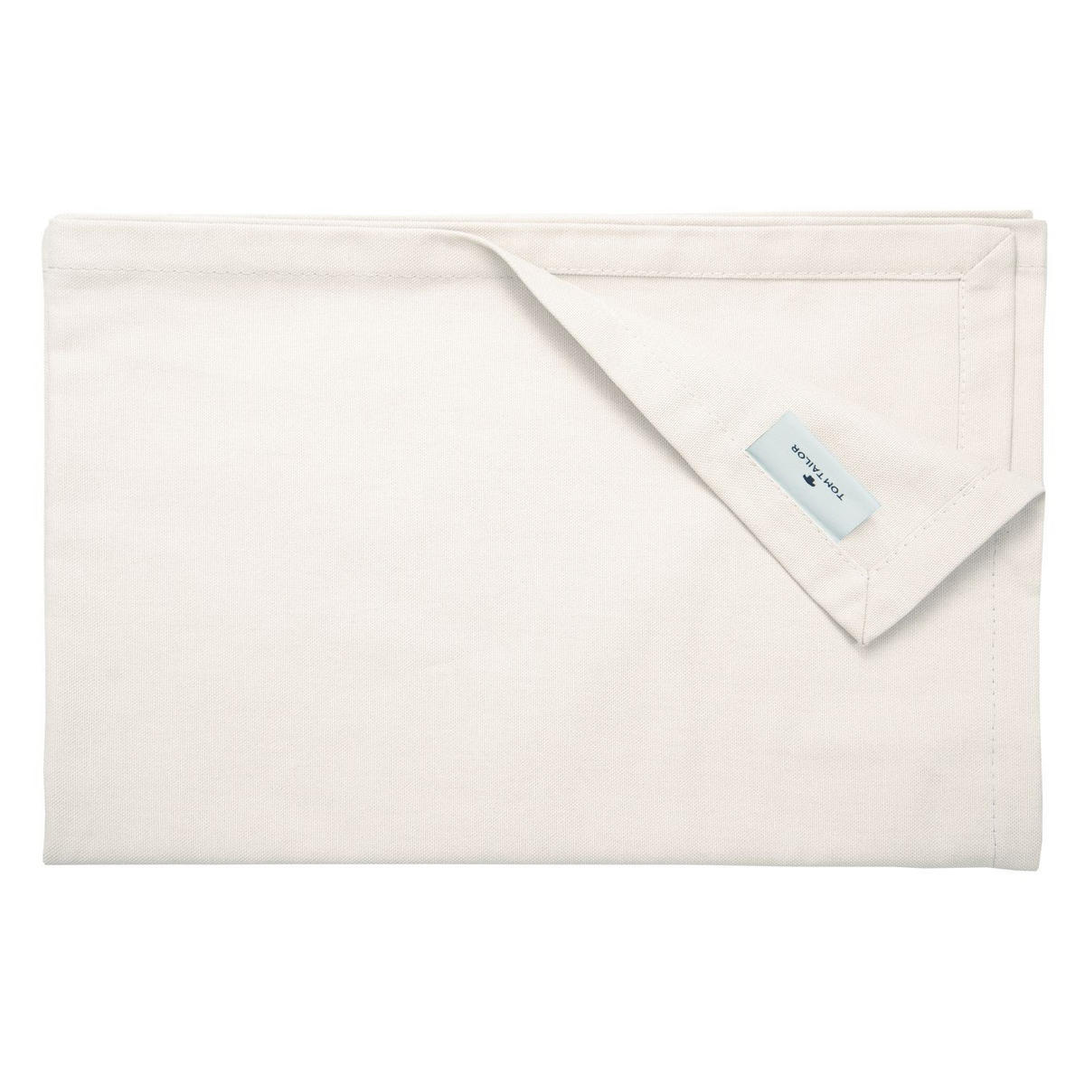 TISCHLÄUFER IN LEINENOPTIK DOVE Blickdicht - Zwetschgefarben, Textil (150/50/0.5cm) - Tom Tailor