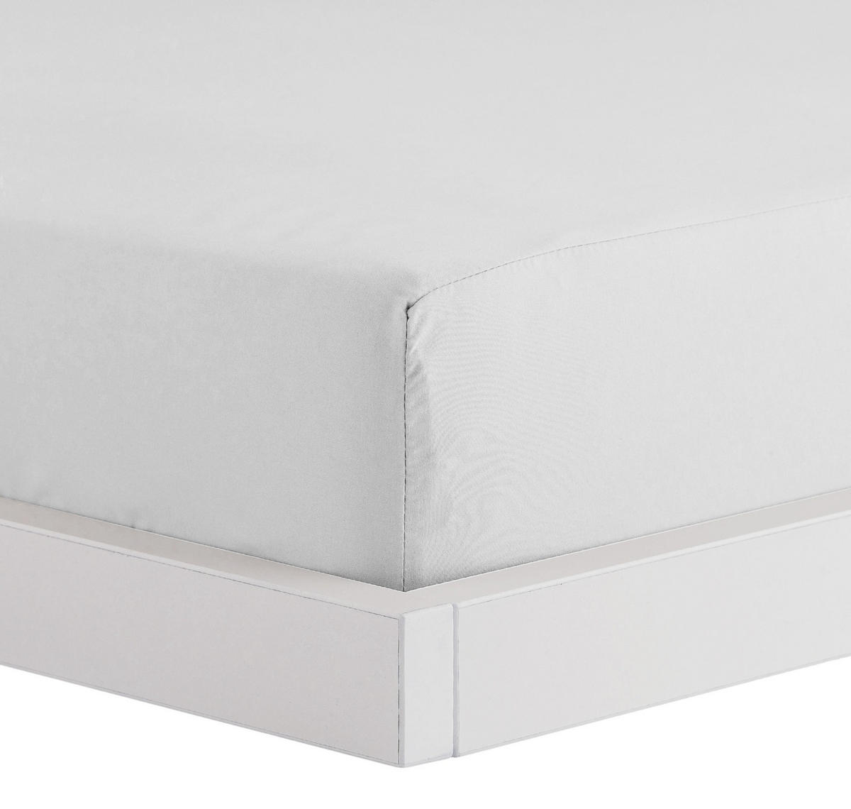 SPANNBETTTUCH - Ecru, Textil (160/200cm) - home&you