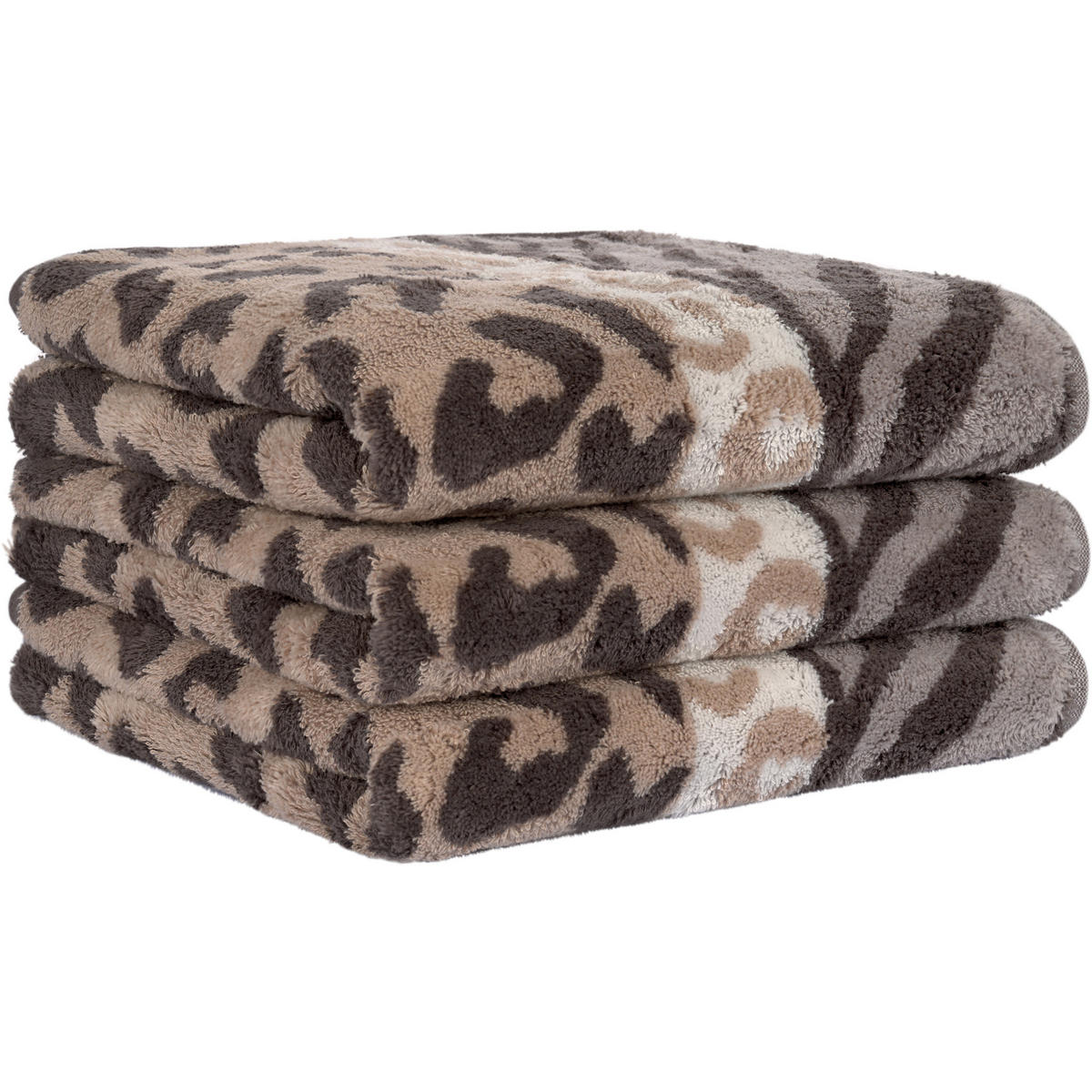 HANDTÜCHER NOBLESSE ANIMAL 1090 SAND - 33 - Beige, Textil (50/100cm) - Cawö