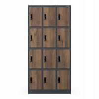 SCHLIESSFACHSCHRANK Marcin - Braun, Metall (90/185/40cm) - Jan Nowak