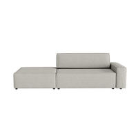 SCHLAFSOFA Lummo Si mit Schlaffunktion, Grau - Grau, Textil (263/70/100cm) - Fedve