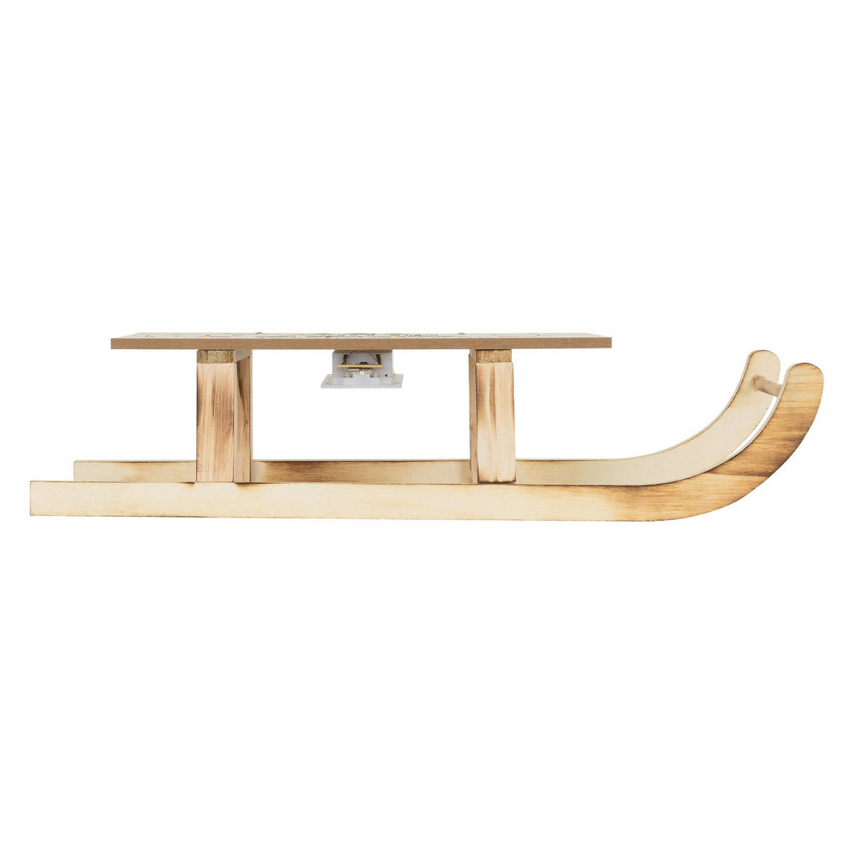WEIHNACHT Schlitten - Braun, Holz (16/9.5/42cm) - ECD-Germany