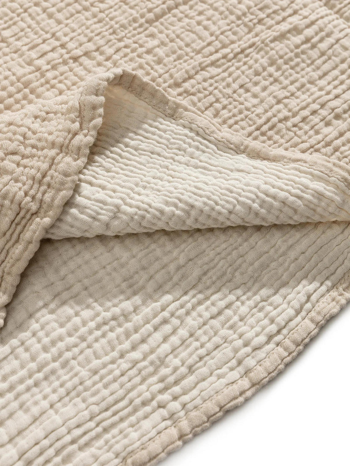 BAUMWOLLDECKE Lilo Cream/Beige 130x170 cm - Creme, Textil (130/170cm) - Lytte