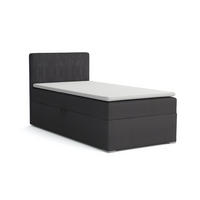 BOXBETT DON 100/200 Anthrazit H4 Öffnung links - Anthrazit, Holz/Holzwerkstoff (100/200cm) - Deine Möbel 24