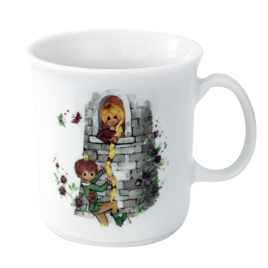 BECHER mit Henkel 0,21 l Rapunzel - Multicolor, Keramik (7.5/7.5/9.5cm) - Eschenbach