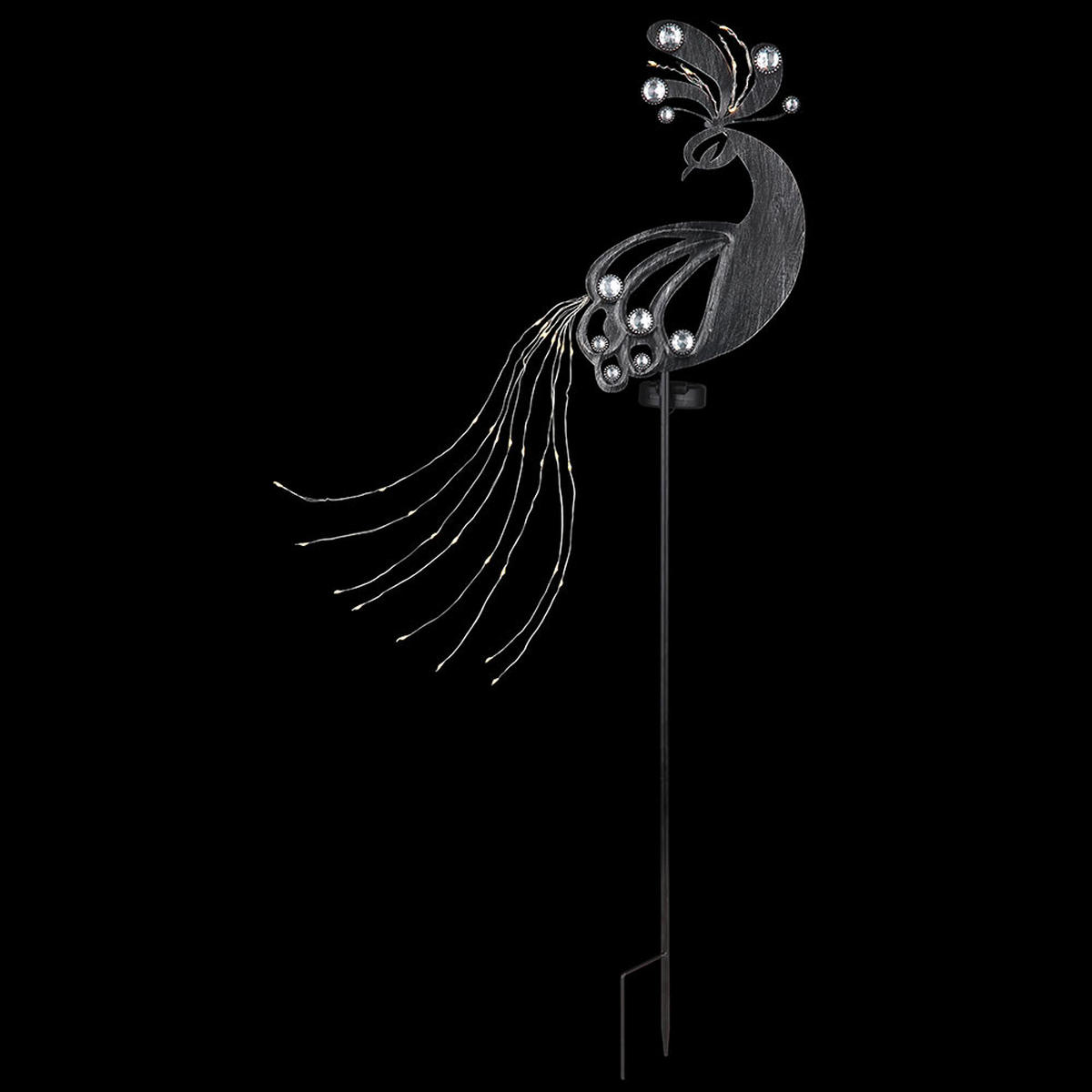 LED AUSSENLEUCHTE Metall Schwarz 2er Set - Schwarz, Metall (17.5/4.5/88cm) - Globo Lighting