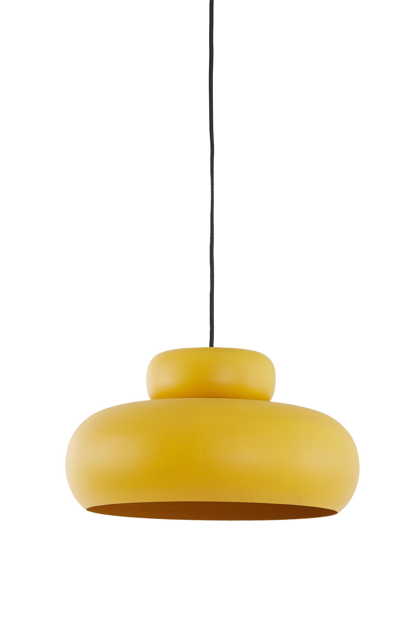 HÄNGELAMPE Neiva Gelb Ø39/20 cm - Gelb, Metall (39/39/20cm) - Light & Living
