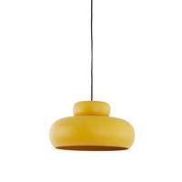 HÄNGELAMPE Neiva Gelb Ø39/20 cm - Gelb, Metall (39/39/20cm) - Light & Living