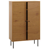 HIGHBOARD Braun - Braun, Holz (80/130/40cm) - MCW