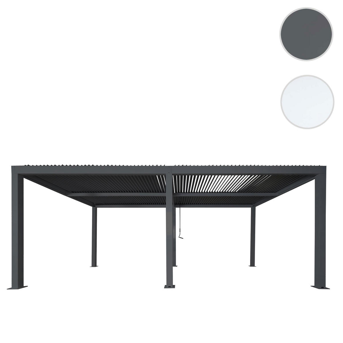 PERGOLA Anthrazit - Anthrazit, Metall (583/220/301cm) - MCW