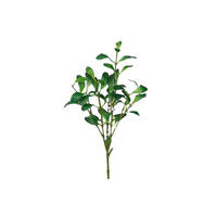 DEKOZWEIG Mistelzweig mit Beeren grün 53 cm - Grün, Kunststoff (10/53/10cm) - LAALU