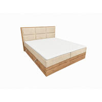 BOXSPRINGBETT Loly 140x200 cm H4 Taschenfederkern Ecru - Ecru, Textil (140/200cm) - KS Home Concept