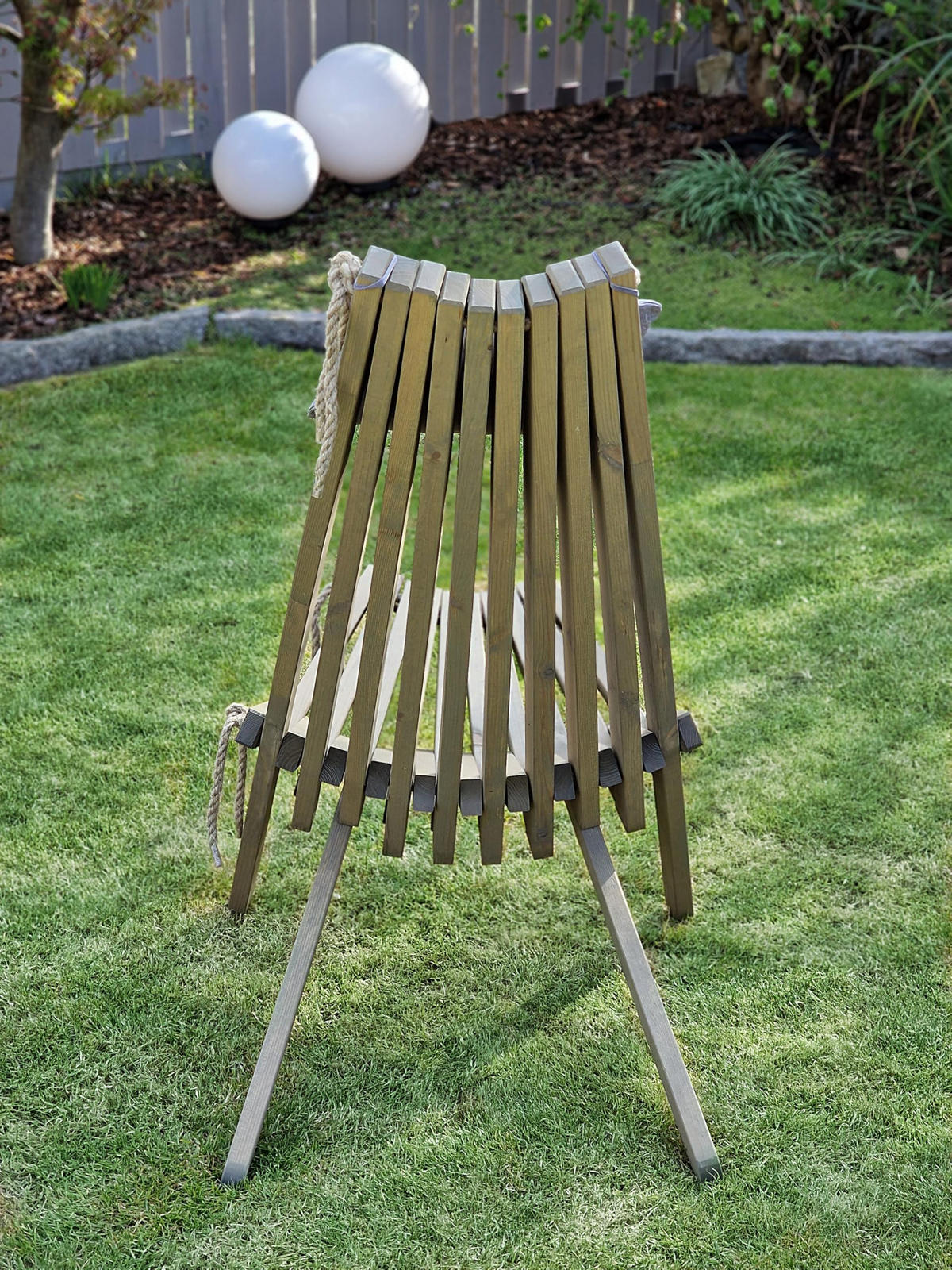 LIEGESTUHL Sonja Aschgrau Kiefer Gartenstuhl Relaxsessel Gartenliege - Grau, Holz (69/104/93cm) - DELUKE