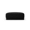 POUF Miley aus Chenille-Stoff schwarz - Schwarz, Textil (90/40/90cm) - Micadoni